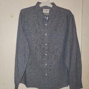 Goodfellow & Co long mens long sleeve button shirt